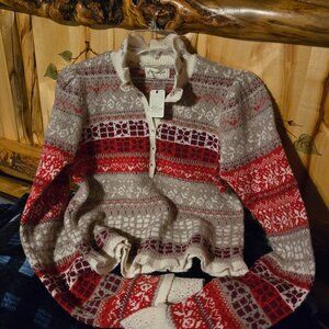 Free People Gift Wrapped Henley Top M. NWT